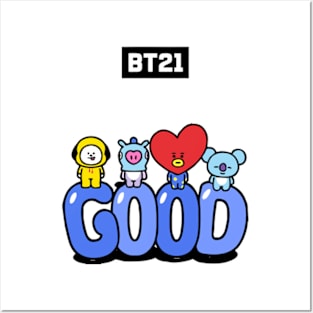 bt21 bts exclusive design 55 Posters and Art